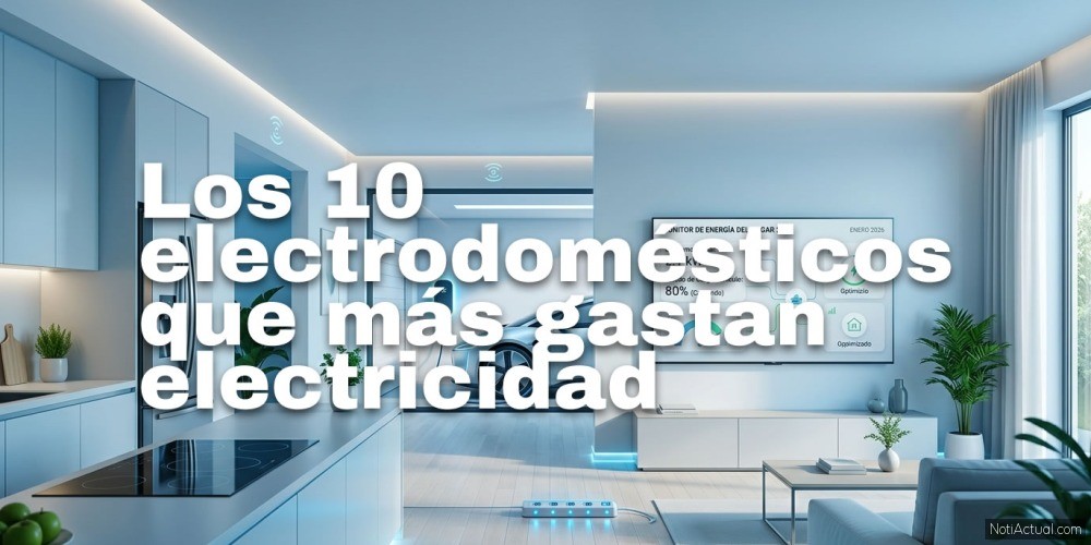 Los 10 electrodomésticos que más gastan electricidad