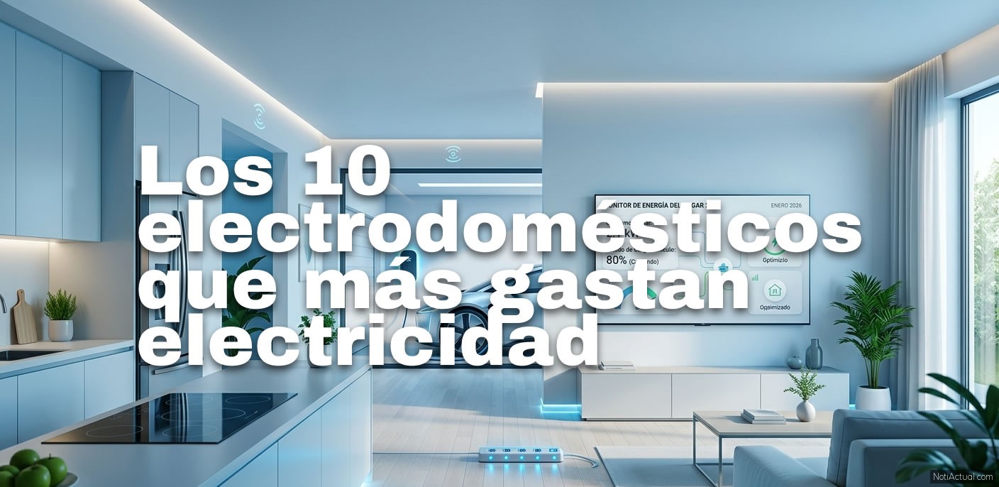 Los 10 electrodomésticos que más gastan electricidad