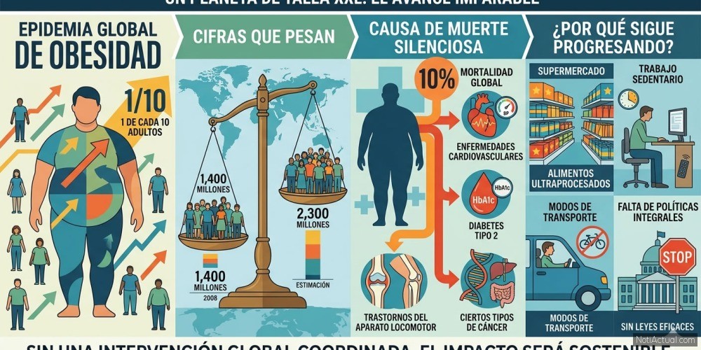 Un Planeta de Talla XXL: El Avance Imparable de la Obesidad