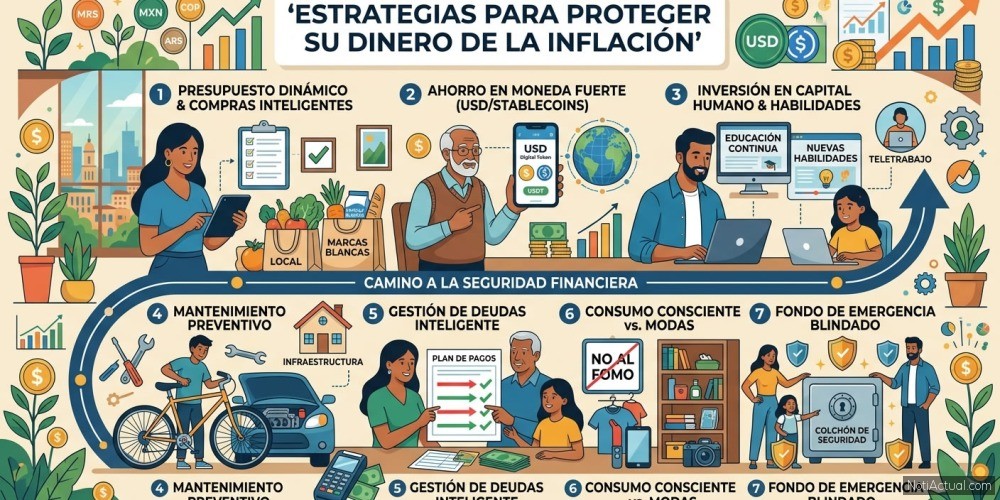 Estrategias para proteger su dinero de la inflación