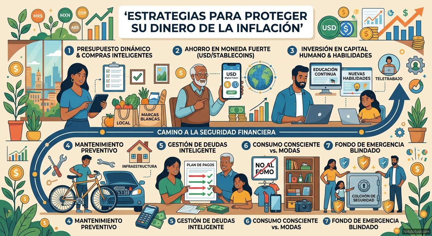 Estrategias para proteger su dinero de la inflación