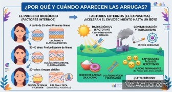 Porqué y cuando comienzan a salir las arrugas