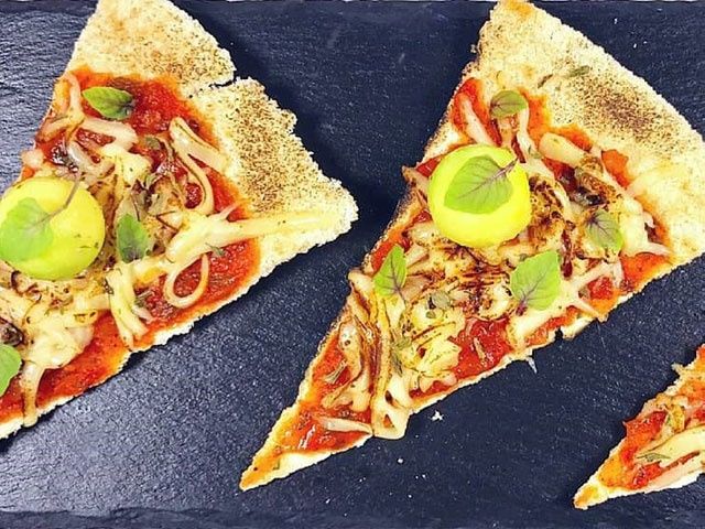 Receta Venezolana de Pizza con Casabe de yuca