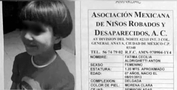 FATIMA LA NIÑA ASESINA EN MEXIC