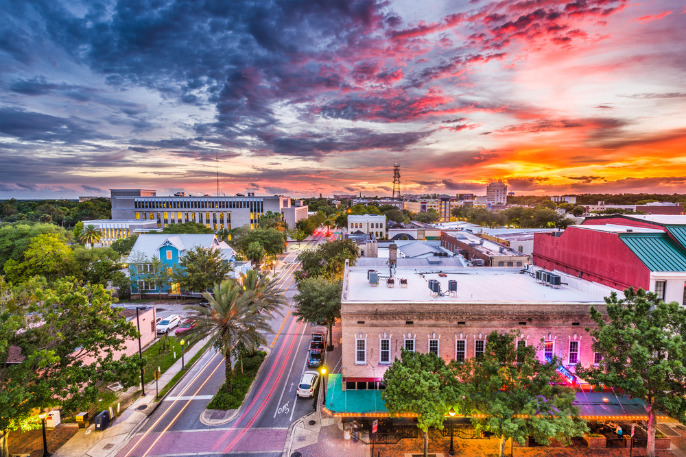 Gainesville, Florida, USA Skyline