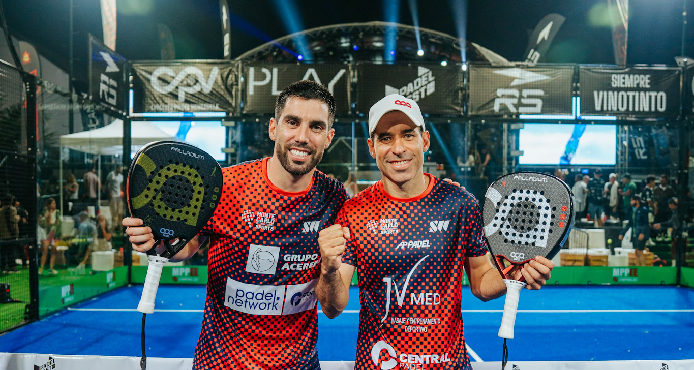 Agustin Torre y Diego Ramos-Ganadores de la 1ª Categoria Masculina del Venezuela Padel Fest