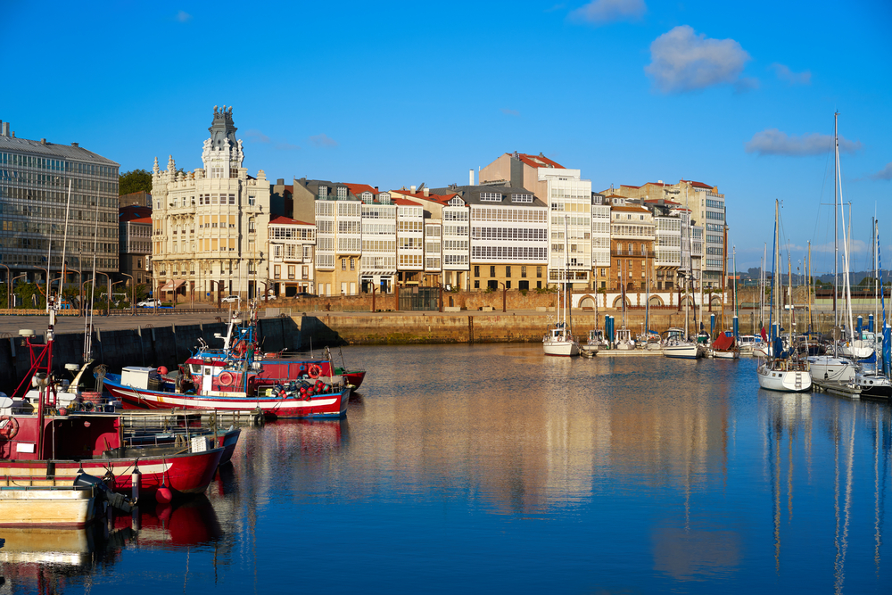 Municipio La Coruña de la provincia de Galicia en España