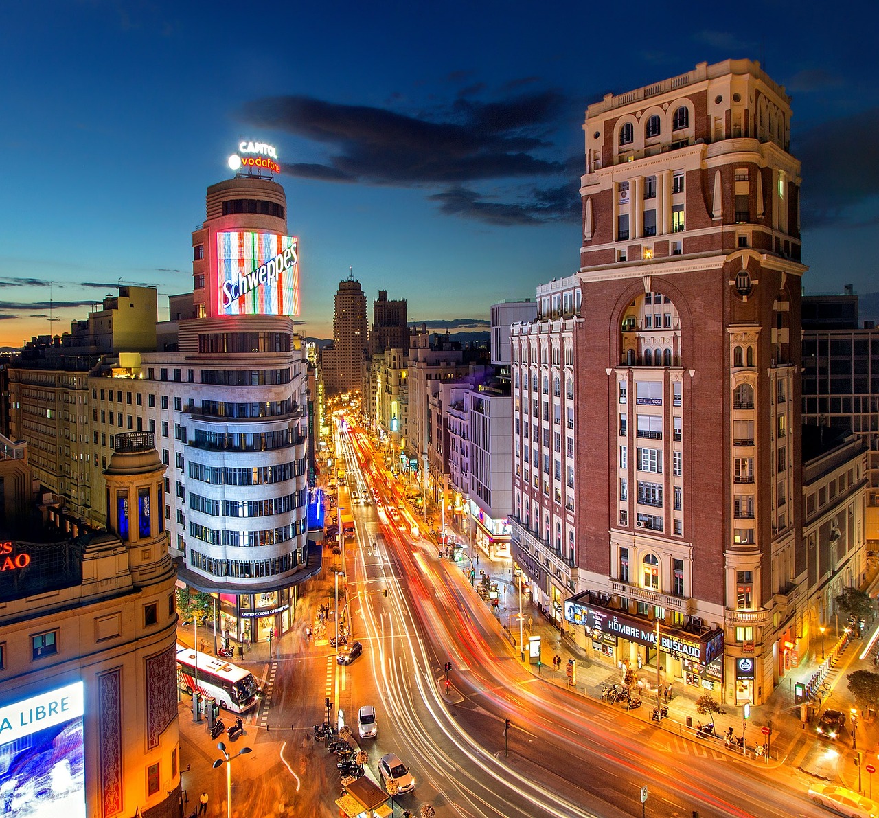 La gran via Madrid