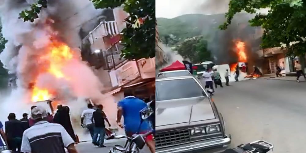 3 muertos y 9 heridos en incendio de Autobús en la Guaira