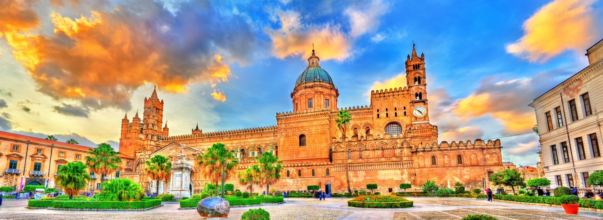 Palermo Cathedral, a UNESCO world heritage site in Sicily - Italy