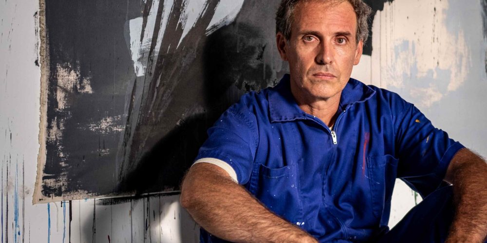 oto cortesía de JUAN BERNARDO CALERO Exposición del artista Carlos Calderón