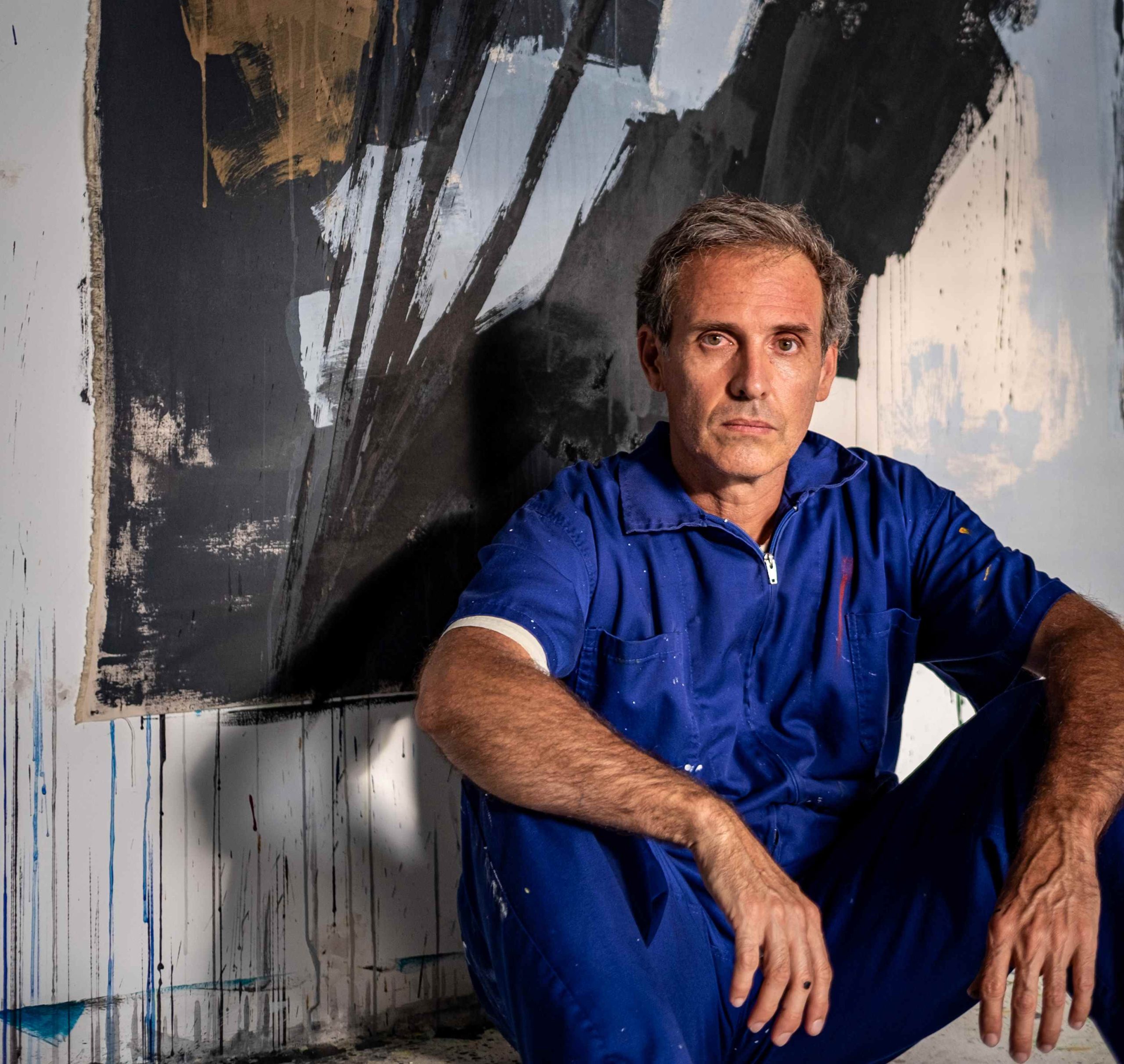 oto cortesía de JUAN BERNARDO CALERO Exposición del artista Carlos Calderón