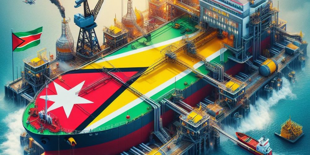 A costa de Venezuela, Guyana ofertante clave mundial de petróleo