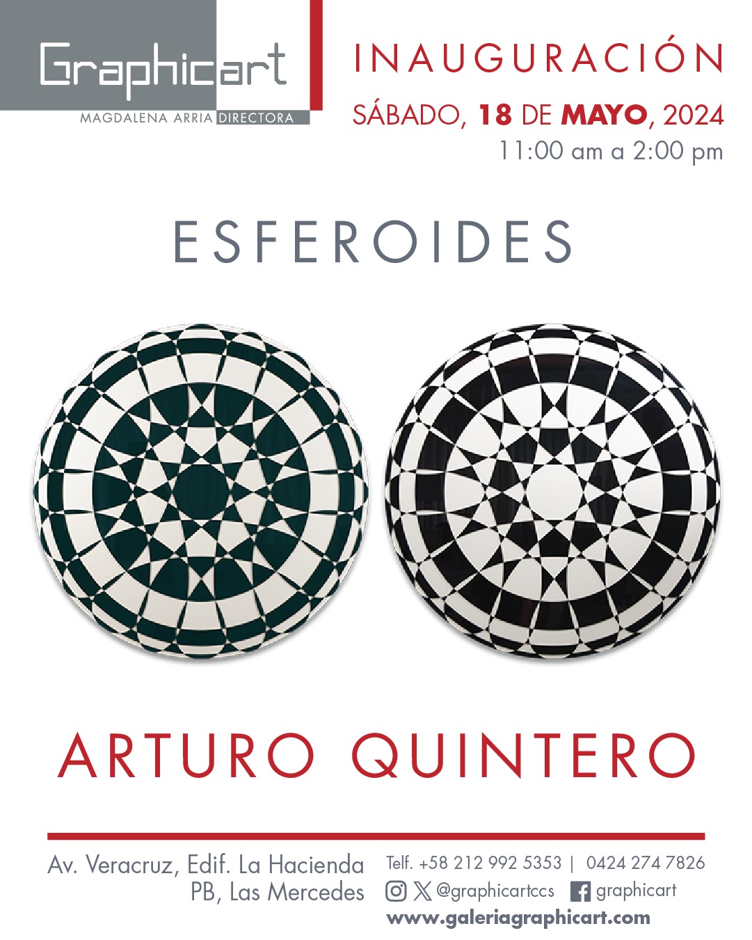 Exposición individual del artista Arturo Quintero 2024