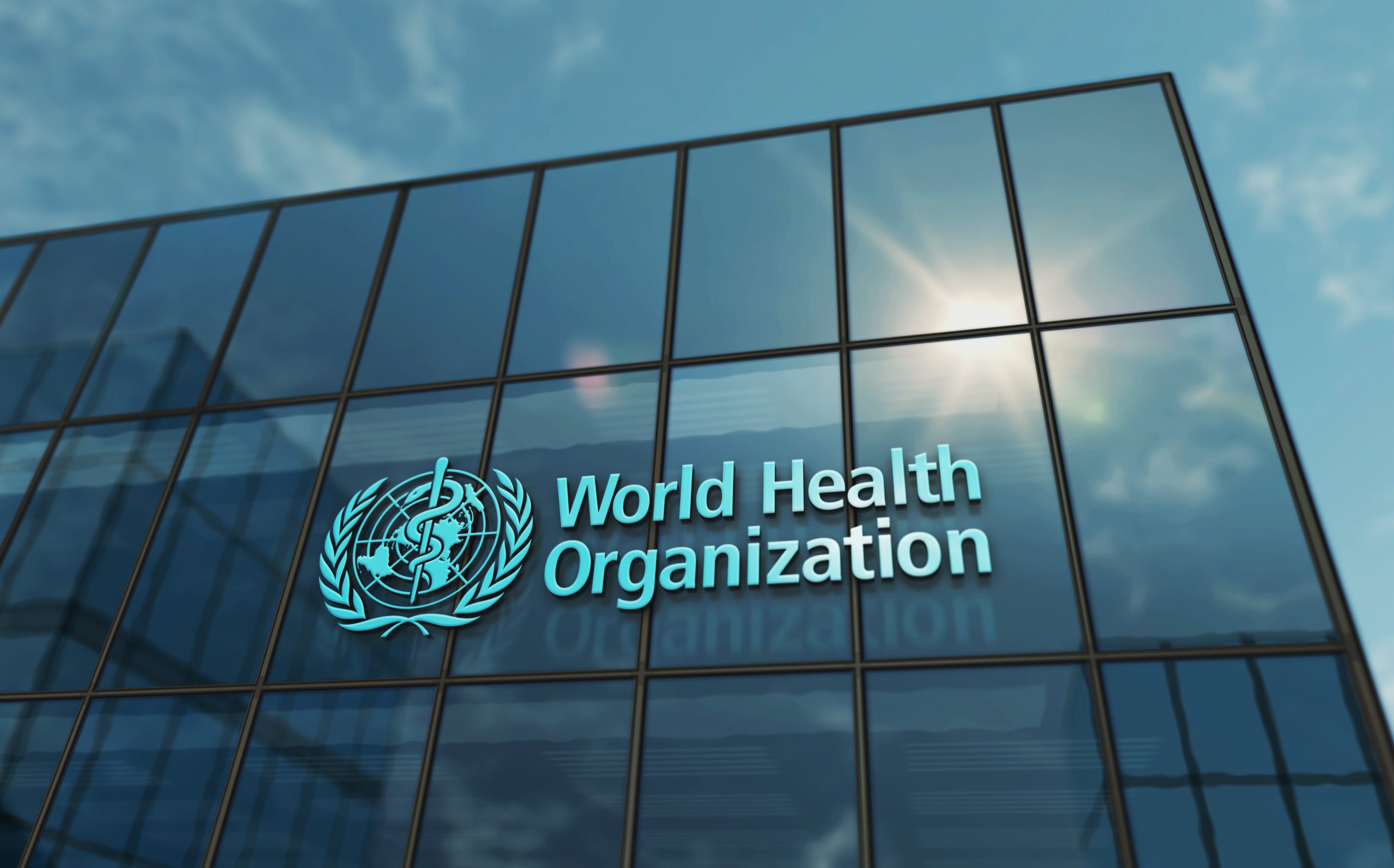 WHO World Health Organization headquarters glass building concep