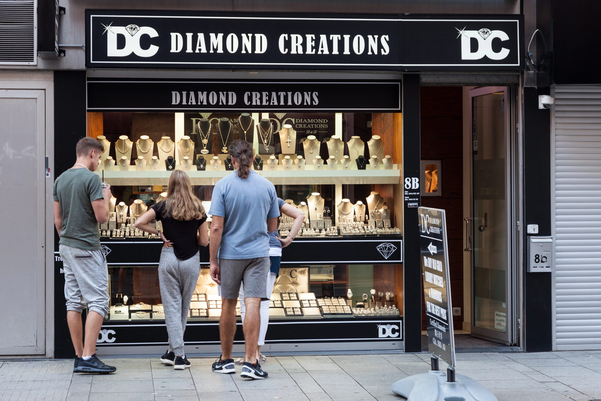 Diamond market in Antwerp, Belgium