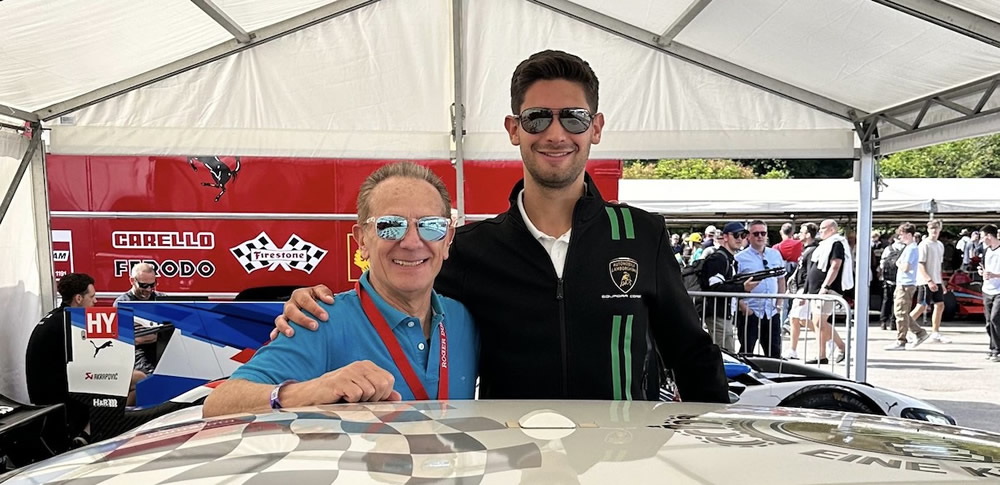 JOHNNY CECOTTO Y SU HIJO JONATHAN PRESENTES EN GOODWOOD