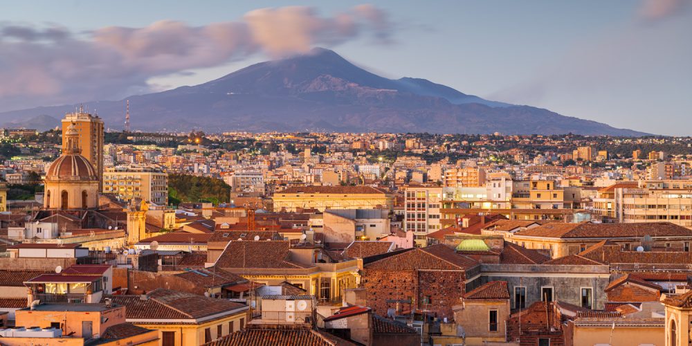 Catania Italia volcan