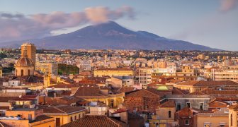 Catania Italia volcan