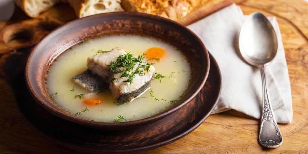 Sopa de Pescado Polaca Carp Navidad
