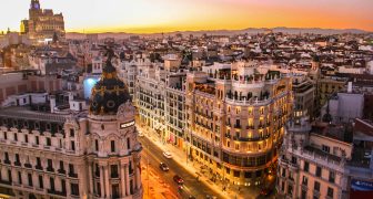Gran Via in Madrid