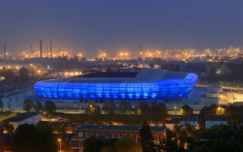 Le Havre AFC Stade_Océane_nuit