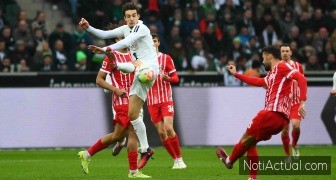 MOENCHENGLADBACH, GERMANY - MARCH 4, 2023: The football match of Bundesliga Borussia Mönchengladbach vs Freiburg