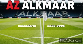 AZ ALKMAAR Calendario de Juegos para la Temporada 2025-2026 de la Eredivisie