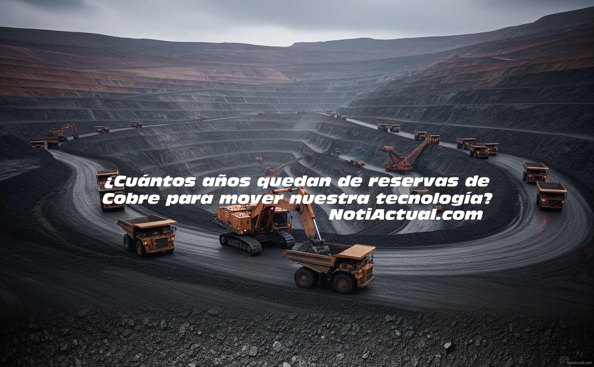 Cuántos años quedan de reservas de Cobre para mover nuestra tecnología
