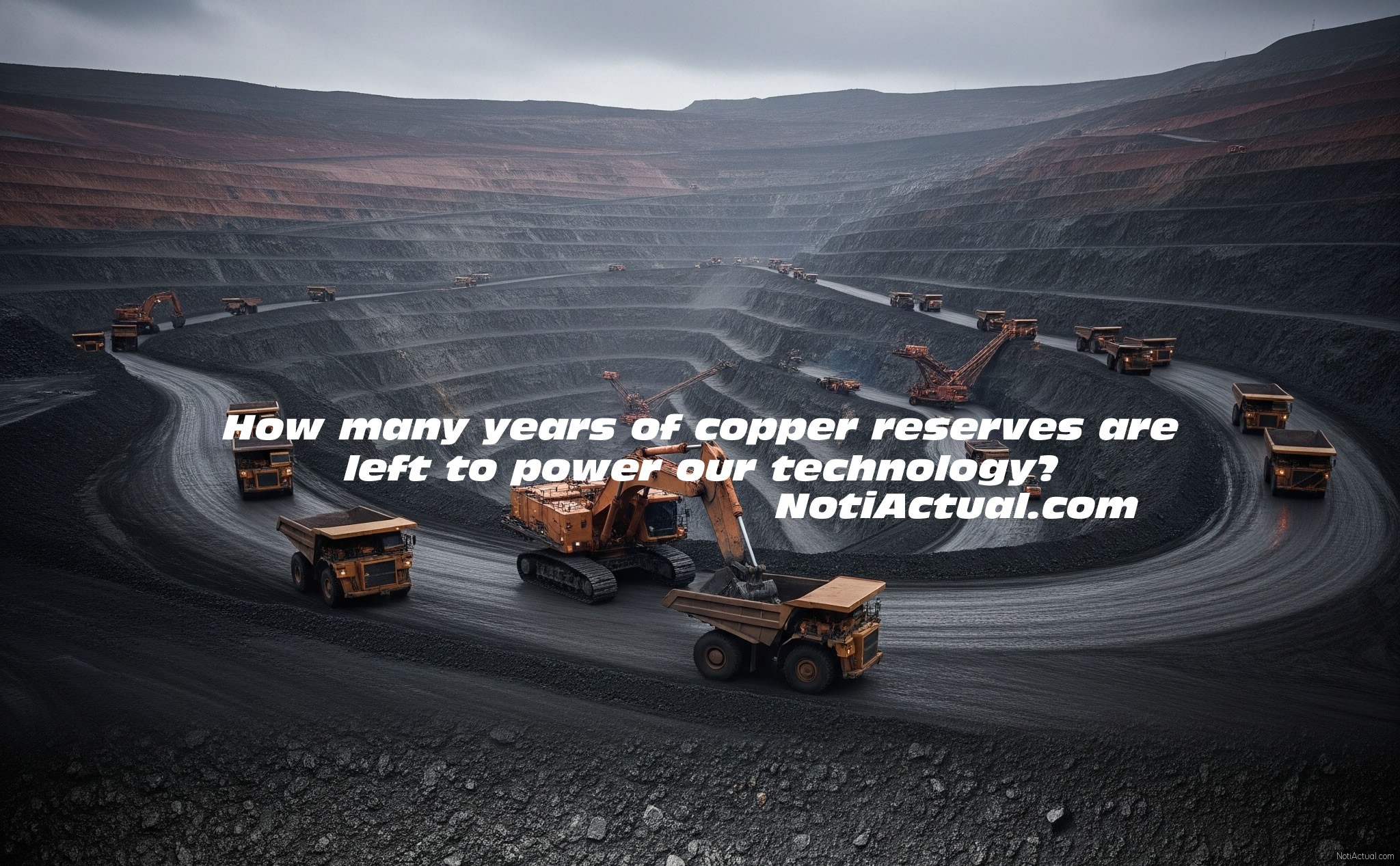 How many years of copper reserves are left to power our technology