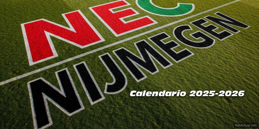 NEC Nijmegen Calendario de Juegos para la Temporada 2025-2026 de la Eredivisie