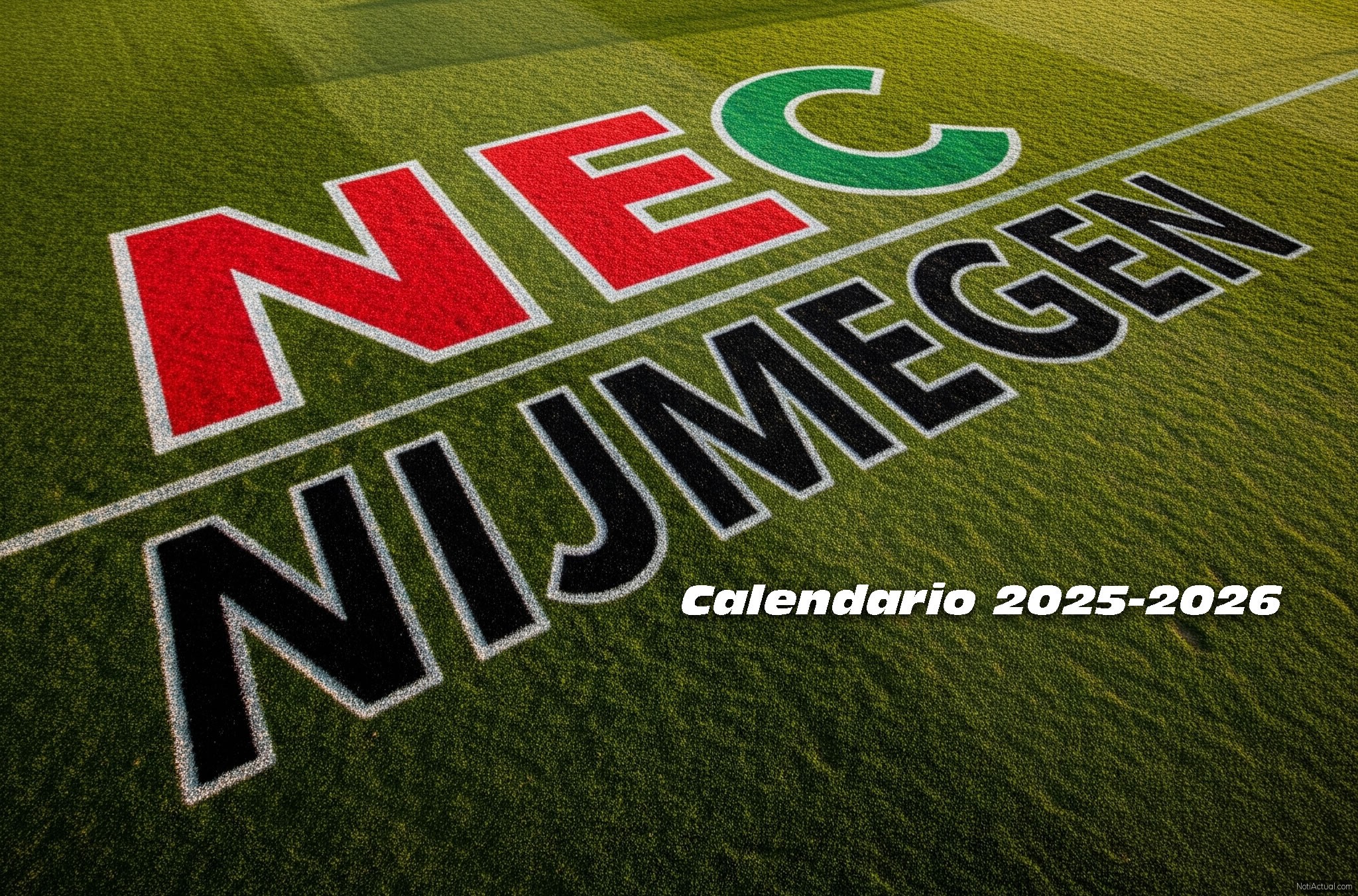 NEC Nijmegen Calendario de Juegos para la Temporada 2025-2026 de la Eredivisie