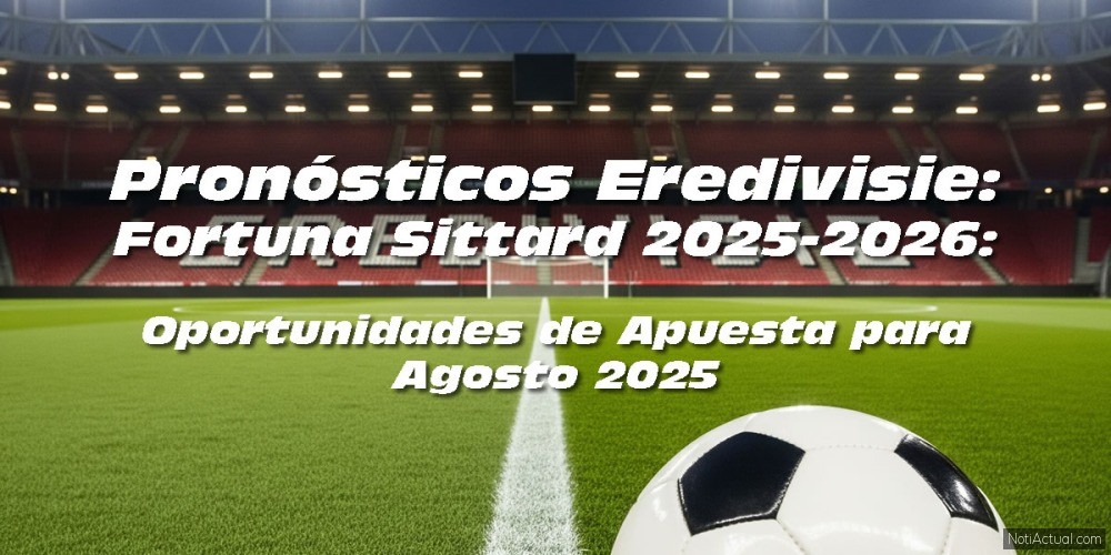 Pronósticos Eredivisie Fortuna Sittard AGOSTO 2025