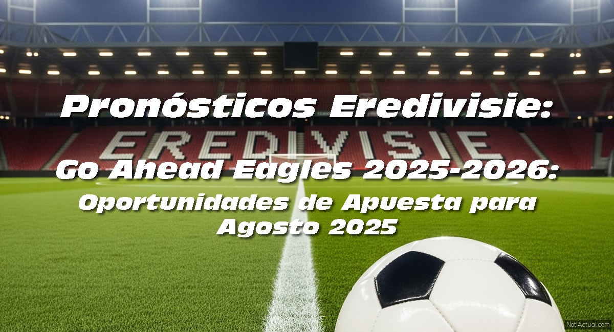 Pronósticos Eredivisie Go Ahead Eagles AGOSTO 2025