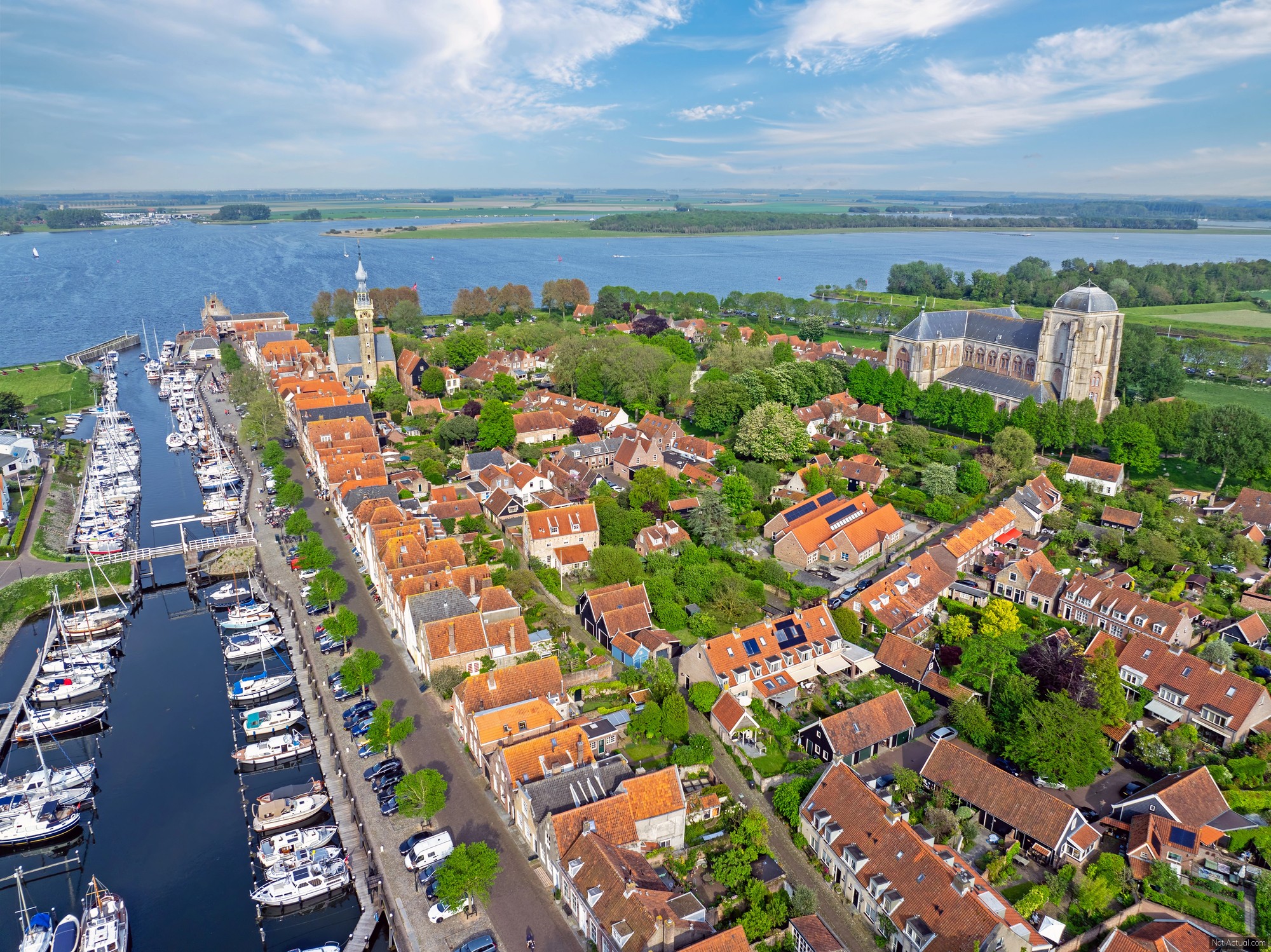 Veere es una encantadora ciudad portuaria en la provincia de Zelanda