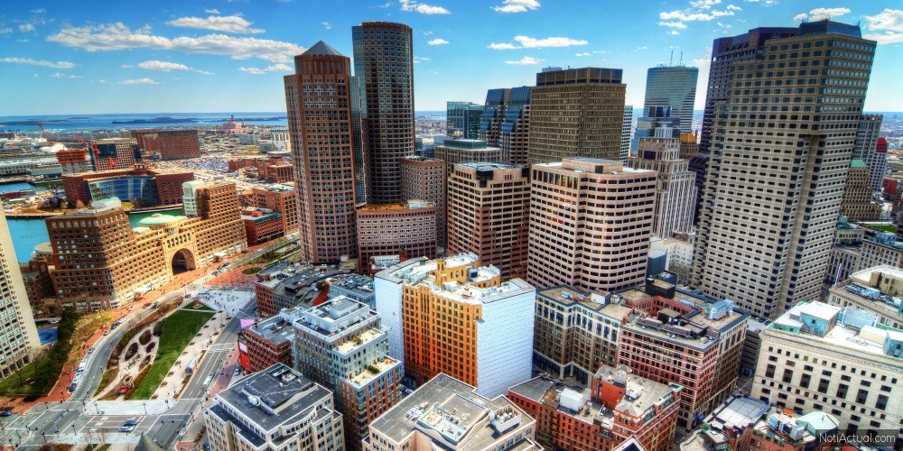 Buildings in downtown Boston Massachusetts