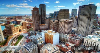 Buildings in downtown Boston Massachusetts