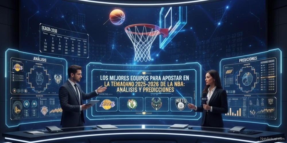 Los mejores equipos para apostar en la temporada 2025-2026 de la NBA