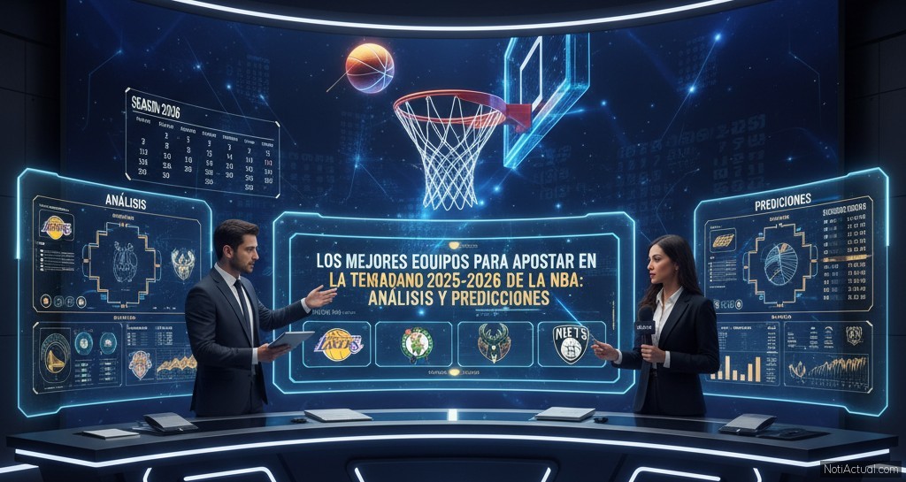 Los mejores equipos para apostar en la temporada 2025-2026 de la NBA
