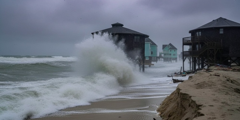 Nor easter  en EEUU 2025