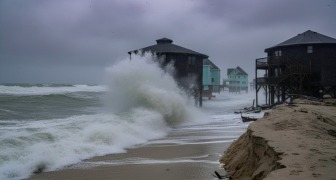 Nor easter  en EEUU 2025