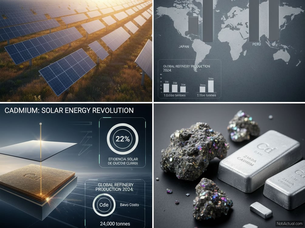 El Cadmio Un Metal Estratégico entre la Energía y la Sostenibilidad