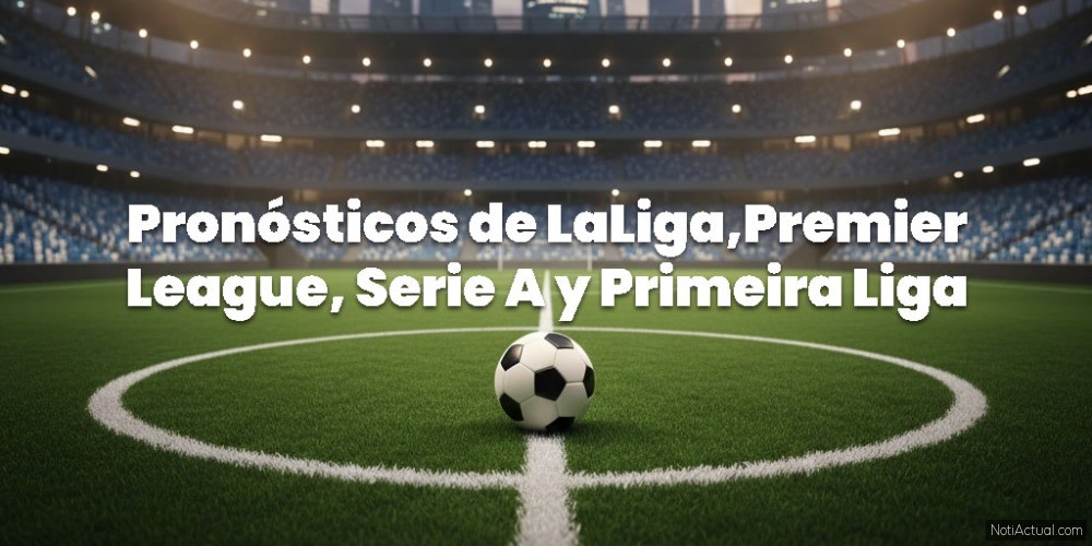Pronósticos de LaLiga,Premier League, Serie A y Primeira Liga