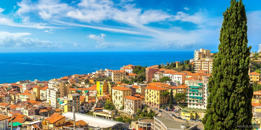 Panoramic view of San Remo