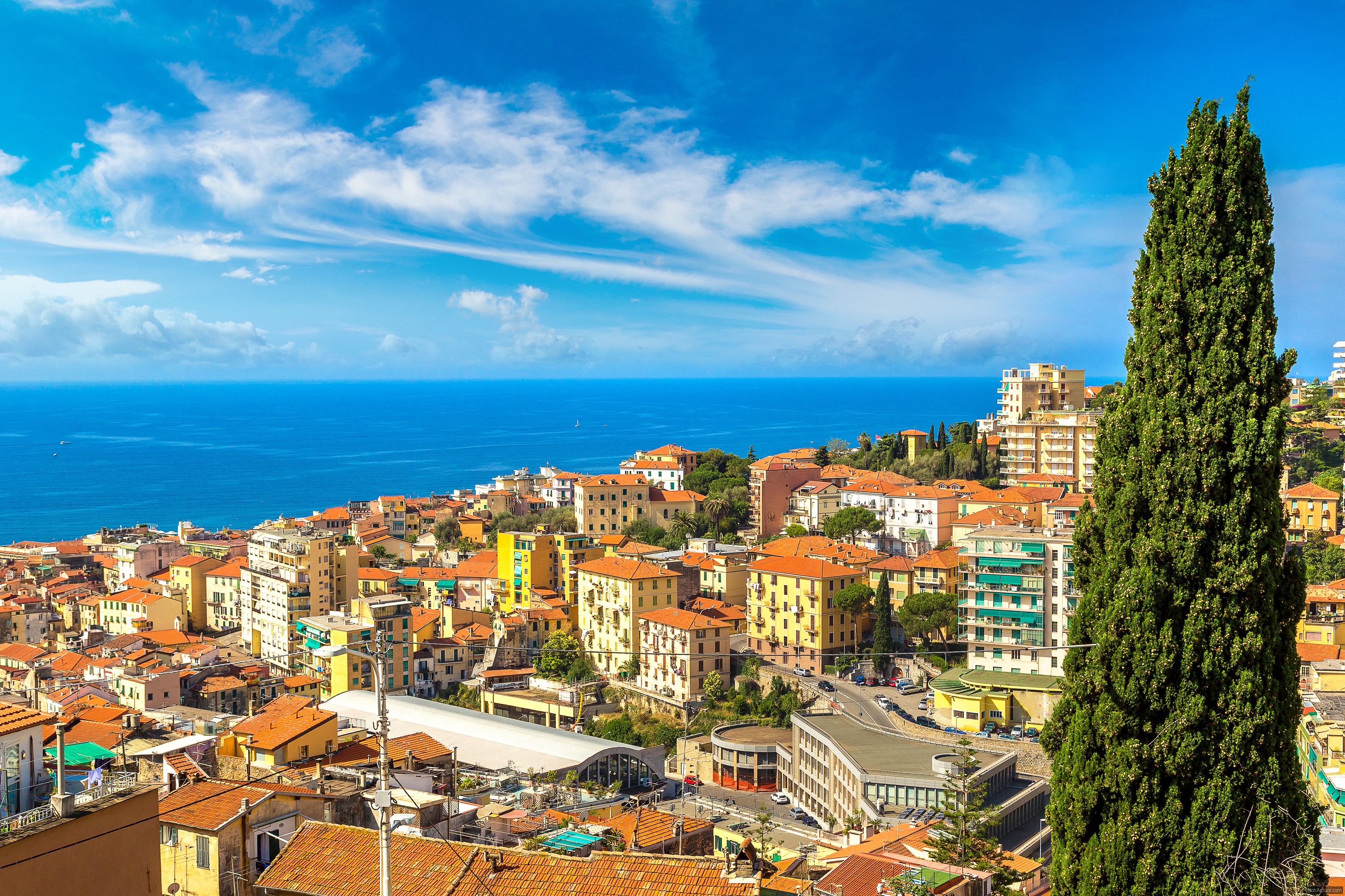 Panoramic view of San Remo