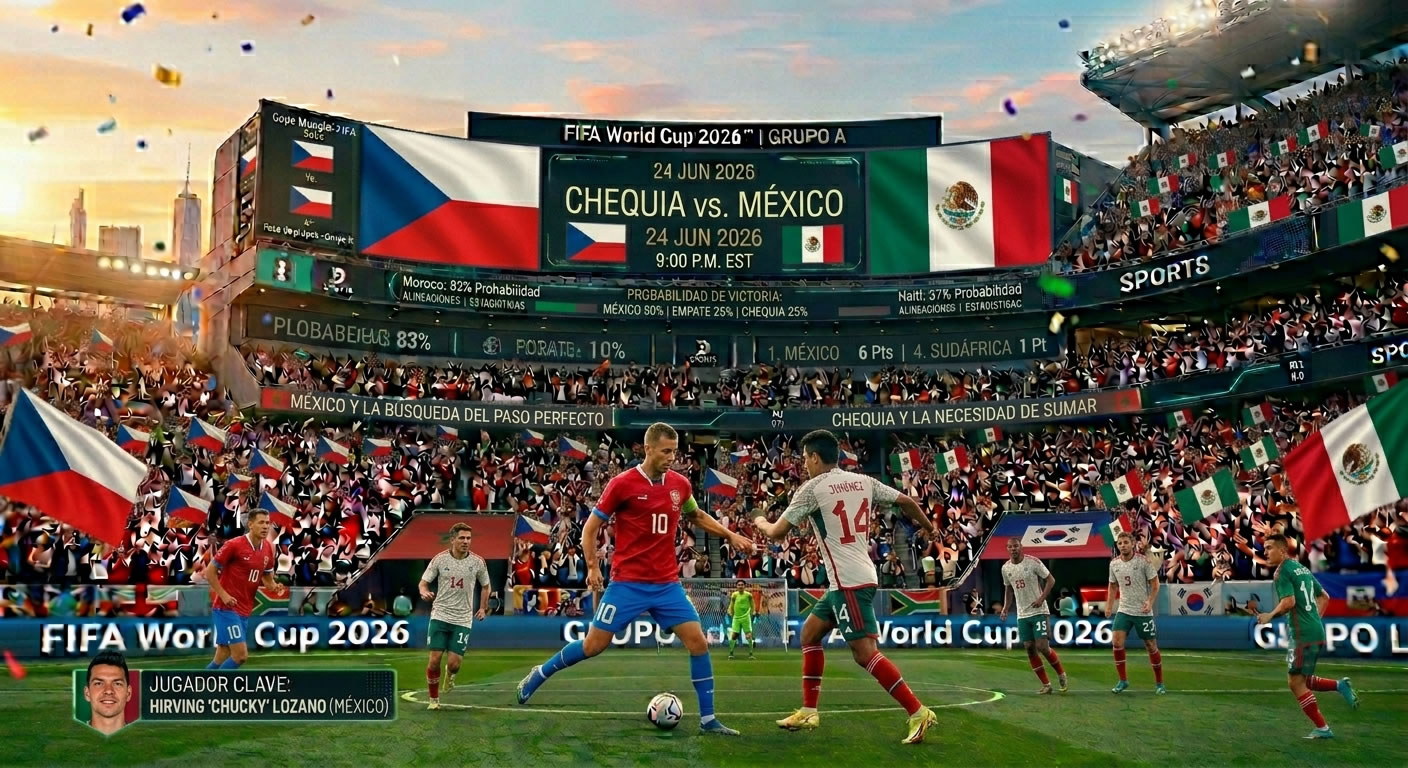 Chequia vs. México del Sur 24jun26 9pm EST