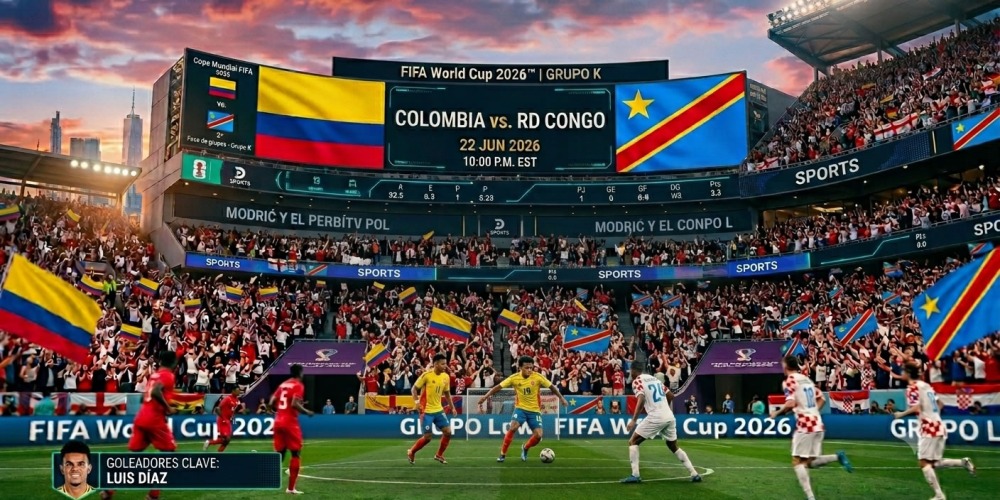Colombia vs. RD Congo 23jun26 10pm EST
