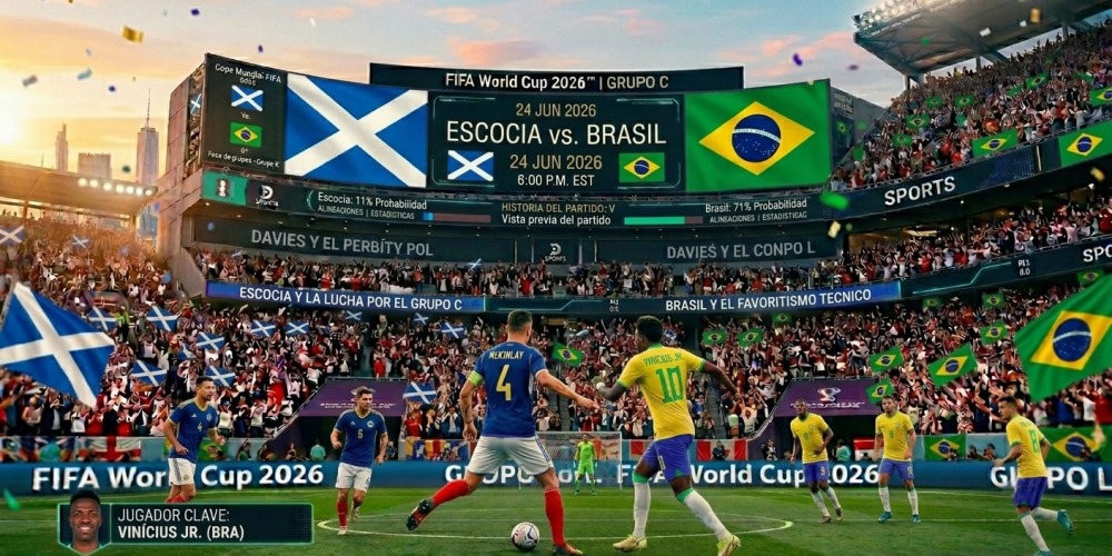 Escocia vs. Brasil 24jun26 6pm EST