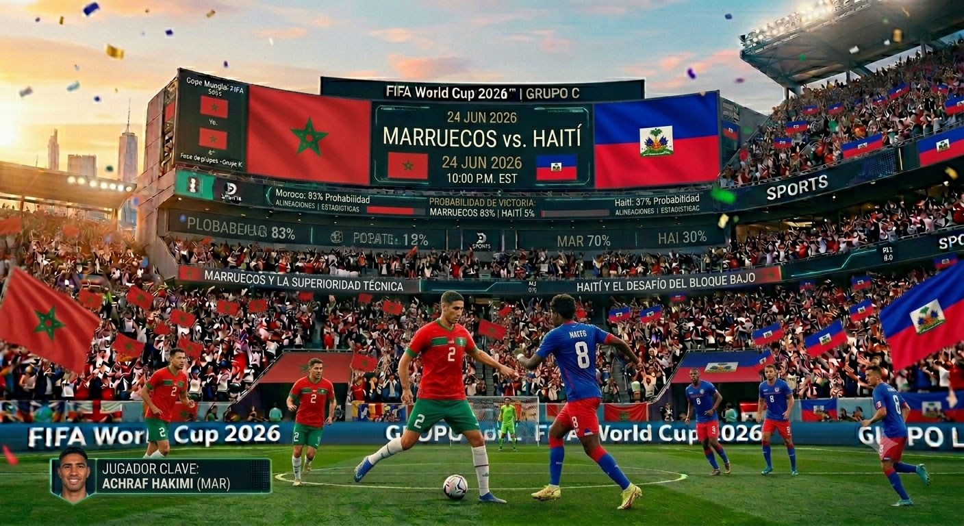 Marruecos vs. Haití 24jun26 6pm EST