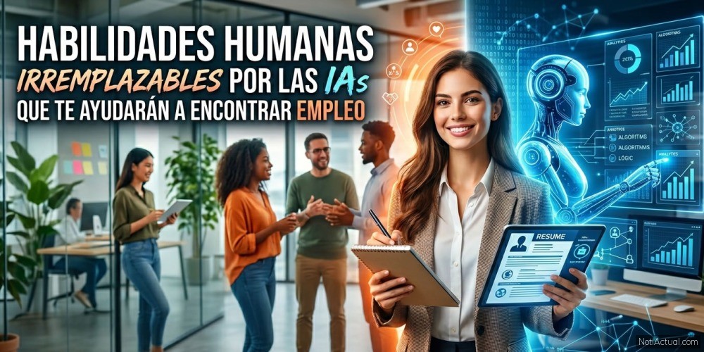 Estas son las habilidades humanas irrenplazables por las IA